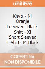Knvb - Nl Oranje Leeuwen. Black Shirt - Xl Short Sleeved T-Shirts M Black gioco