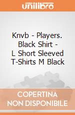Knvb - Players. Black Shirt - L Short Sleeved T-Shirts M Black gioco