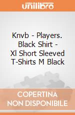 Knvb - Players. Black Shirt - Xl Short Sleeved T-Shirts M Black gioco