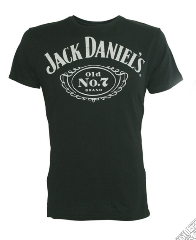 Jack Daniel's - Logo Black (T-Shirt Uomo L) gioco di Bioworld