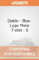 Diablo - Blue. Logo Mens T-shirt - S gioco di Bioworld