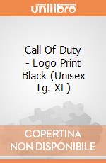 Call Of Duty - Logo Print Black (Unisex Tg. XL) gioco di Bioworld