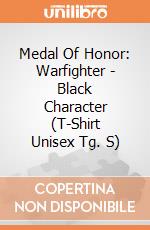 Medal Of Honor: Warfighter - Black Character (T-Shirt Unisex Tg. S) gioco