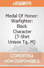 Medal Of Honor: Warfighter: Black Character (T-Shirt Unisex Tg. M) gioco