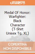 Medal Of Honor: Warfighter: Black Character (T-Shirt Unisex Tg. XL) gioco
