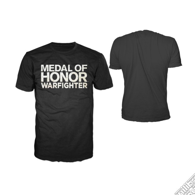 Medal Of Honor: Warfighter: Black Text Logo (T-Shirt Unisex Tg. S) gioco di Bioworld