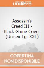 Assassin's Creed III - Black Game Cover (Unisex Tg. XXL) gioco di Bioworld