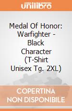 Medal Of Honor: Warfighter - Black Character (T-Shirt Unisex Tg. 2XL) gioco