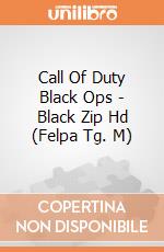 Call Of Duty Black Ops - Black Zip Hd (Felpa Tg. M) gioco di Bioworld