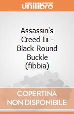 Assassin's Creed Iii - Black Round Buckle (fibbia) gioco di Bioworld