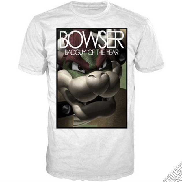 Nintendo - Bowser Badguy Of The Year White (Unisex Tg. S) gioco di Bioworld