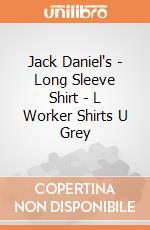 Jack Daniel's - Long Sleeve Shirt - L Worker Shirts U Grey gioco