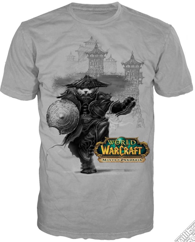 World Of Warcraft - Mists Of Pandaria Grey (T-Shirt Uomo XL) gioco di Bioworld