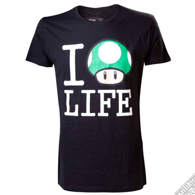 Nintendo - Black I Mushroom Life (Unisex Tg. M) gioco di Bioworld