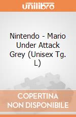 Nintendo - Mario Under Attack Grey (Unisex Tg. L) gioco di Bioworld