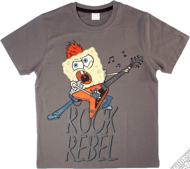 Spongebob - Anthracite Rock Rebel (T-Shirt Bambino 140/146) gioco di Bioworld