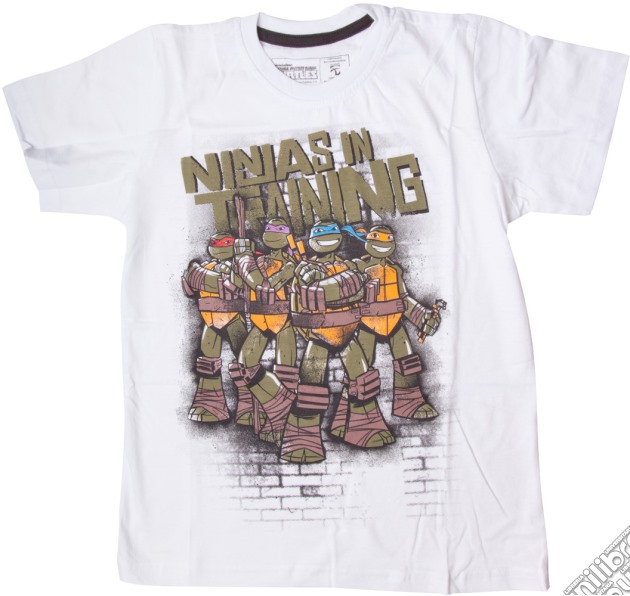 New Teenage Mutant Ninja Turtles - White Ninjas In Training (T-Shirt Bambino 128/134) gioco di Bioworld
