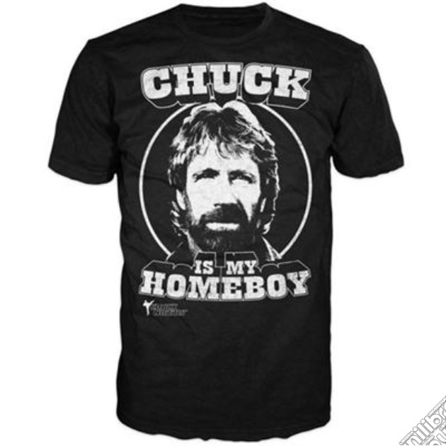 Chuck Norris - Chuck Is My Homeboy Black (Unisex Tg. S) gioco di Bioworld