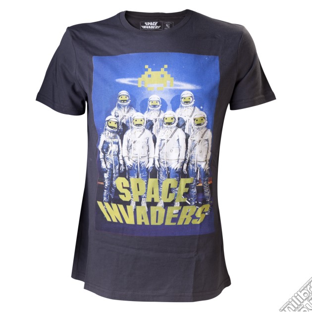 Space Invaders - Astronauts Black Shirt (Unisex Tg. M) gioco di Bioworld