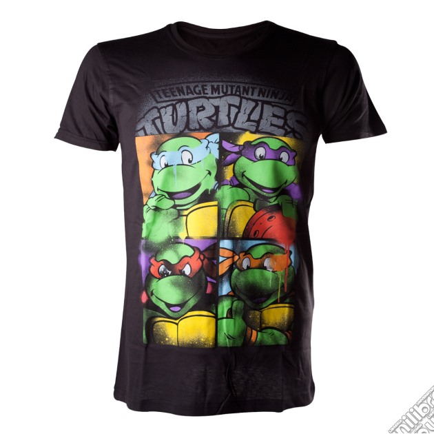 Teenage Mutant Ninja Turtles - Bright Graffiti (T-Shirt Uomo S) gioco di Bioworld