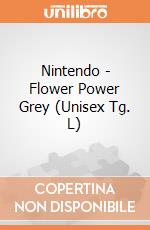 Nintendo - Flower Power Grey (Unisex Tg. L) gioco di Bioworld
