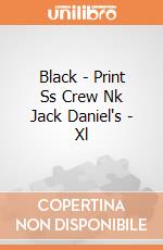 Black - Print Ss Crew Nk Jack Daniel's - Xl gioco di Bioworld