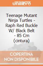Teenage Mutant Ninja Turtles - Raph Red Buckle W/ Black Belt - 85 Cm (cintura) gioco di Bioworld