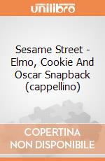 Sesame Street - Elmo, Cookie And Oscar Snapback (cappellino) gioco di Bioworld