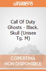 Call Of Duty Ghosts - Black. Skull (Unisex Tg. M) gioco