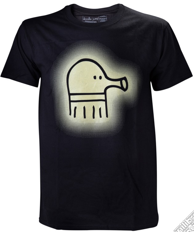 Doodle Jump - Black Doodler (T-Shirt Uomo M) gioco di Bioworld