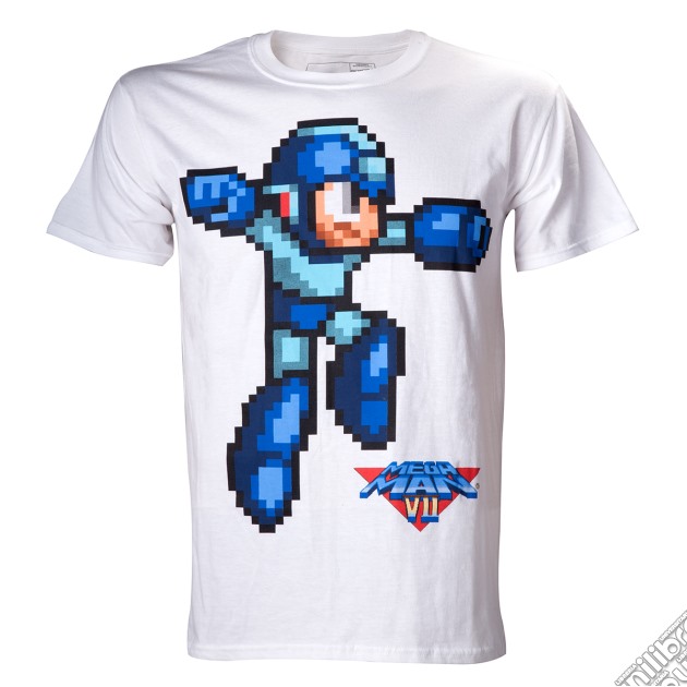 Megaman - White Character (T-Shirt Uomo M) gioco di Bioworld