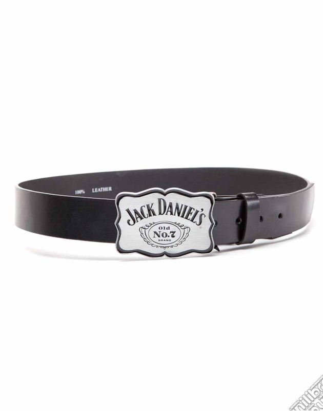Jack Daniel's - Curved Plate With Black Leather (Cintura Tg. XL) gioco di Bioworld