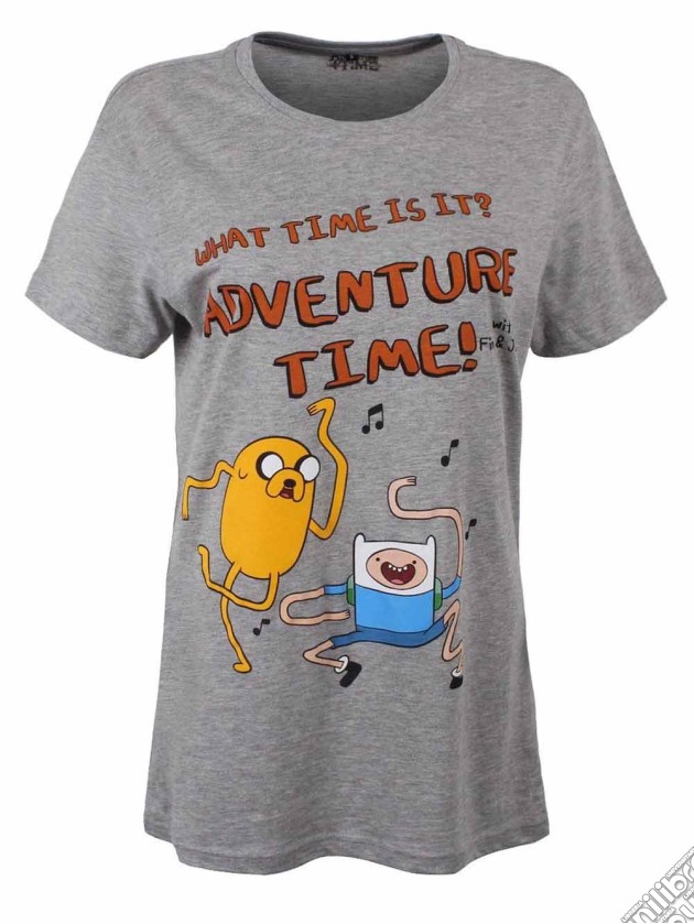 Adventure Time - Grey Melange What Time (Unisex Tg. L) gioco di Bioworld