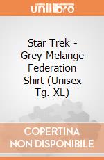Star Trek - Grey Melange Federation Shirt (Unisex Tg. XL) gioco di Bioworld