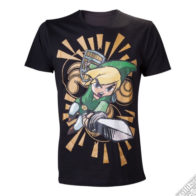 Nintendo - Black Zelda Character (Unisex Tg. L) gioco di Bioworld