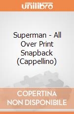 Superman - All Over Print Snapback (Cappellino) gioco di Bioworld