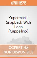 Superman - Snapback With Logo (Cappellino) gioco di Bioworld