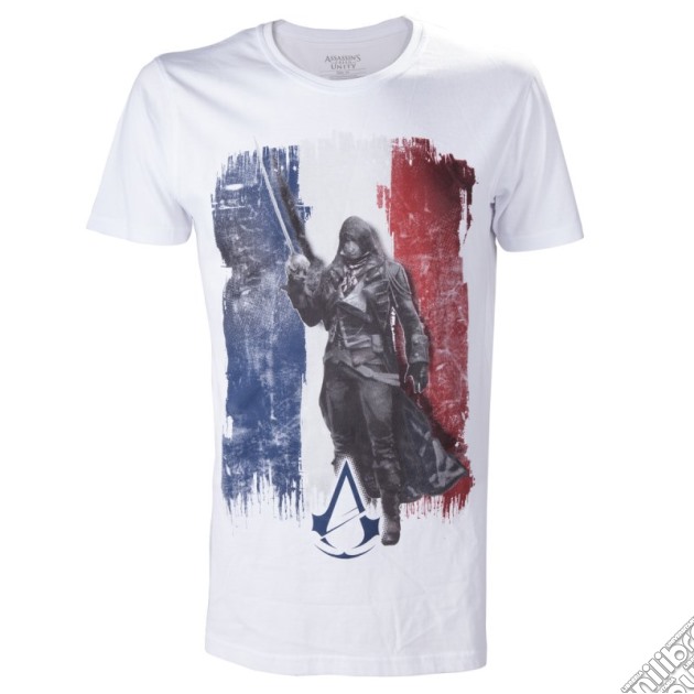Assassin's Creed Unity - White French Flag With Arno (Unisex Tg. L) gioco di Bioworld