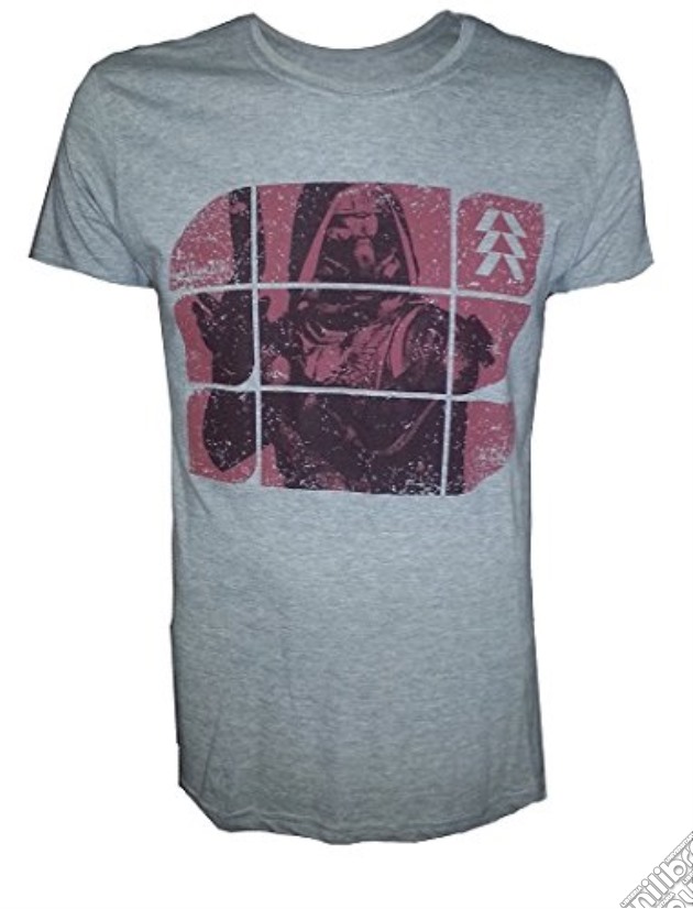 Destiny Grey Melange Red Print - Shirt - S gioco di Bioworld