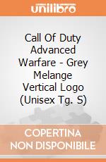 Call Of Duty Advanced Warfare - Grey Melange Vertical Logo (Unisex Tg. S) gioco di Bioworld
