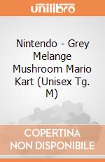 Nintendo - Grey Melange Mushroom Mario Kart (Unisex Tg. M) gioco di Bioworld