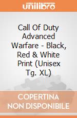 Call Of Duty Advanced Warfare - Black, Red & White Print (Unisex Tg. XL) gioco di Bioworld