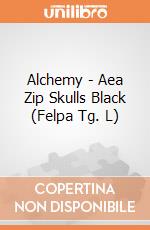 Alchemy - Aea Zip Skulls Black (Felpa Tg. L) gioco di Bioworld