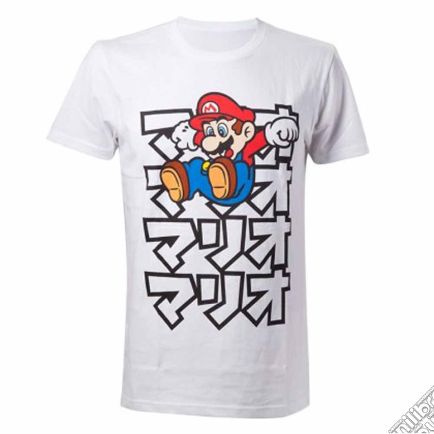 Nintendo - White, Japanese Mario (Unisex Tg. L) gioco di Bioworld