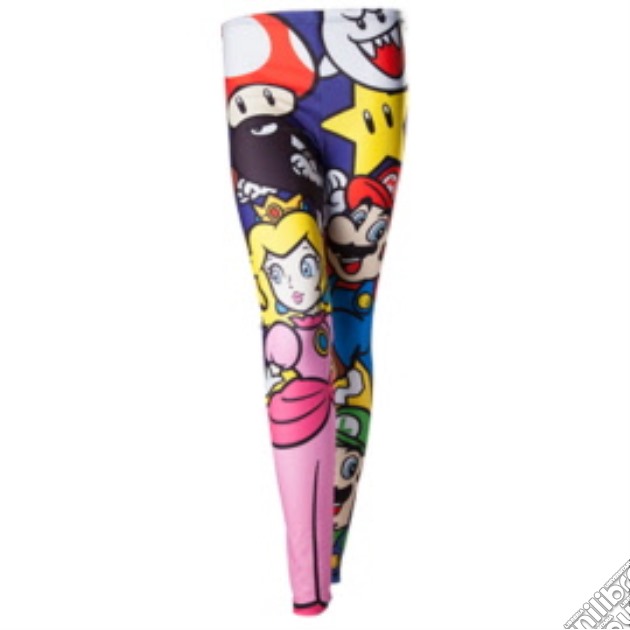 Nintendo - Super Mario Bros Mario And Friends All Over Print (Leggings Tg. XS) gioco di Bioworld