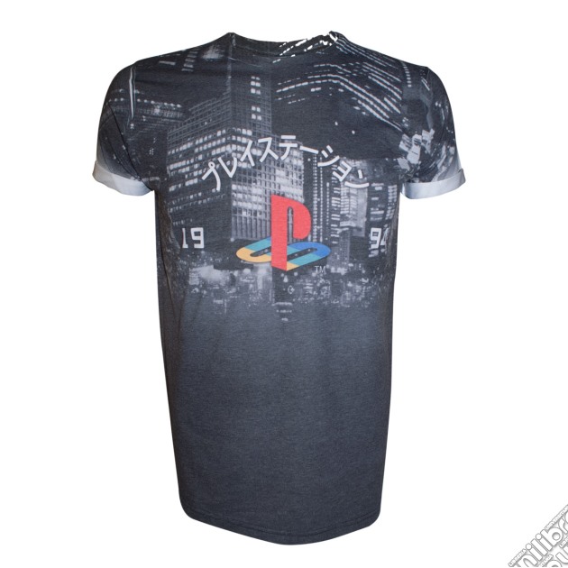Playstation - Sublimationt-shirt City Landscape (Unisex Tg. S) gioco di Bioworld