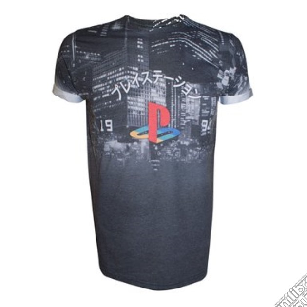 Playstation - Sublimationt-shirt City Landscape (Unisex Tg. M) gioco di Bioworld