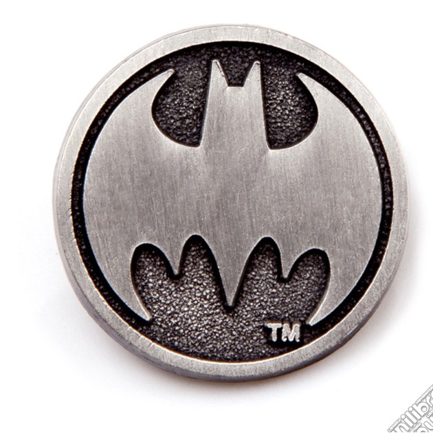 Batman - Metal Round Pin With Logo (pins) gioco di Bioworld