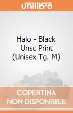 Halo - Black Unsc Print (Unisex Tg. M) gioco di Bioworld
