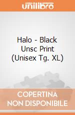 Halo - Black Unsc Print (Unisex Tg. XL) gioco di Bioworld